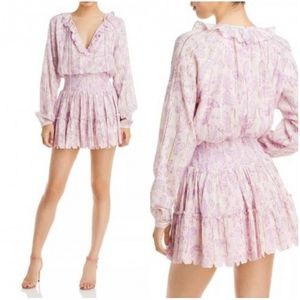 House of Harlow 1960 Liliac Paisley Mini Dress